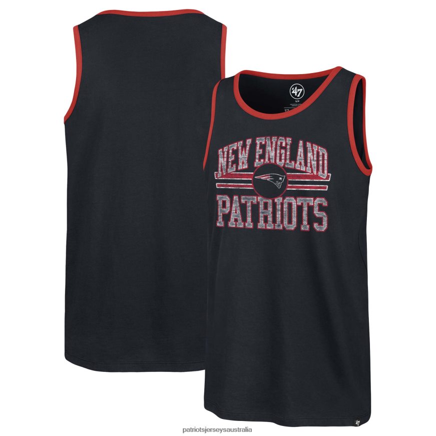 Men 47 Navy Winger Franklin Tank Top ZZ06V21811 Patriots Jersey Clothing