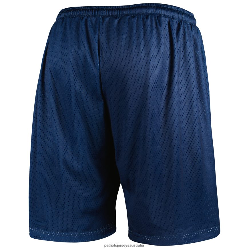 Men FOCO Navy Colorblock Mesh V-Neck & Shorts Set ZZ06V21709 Patriots Jersey Clothing