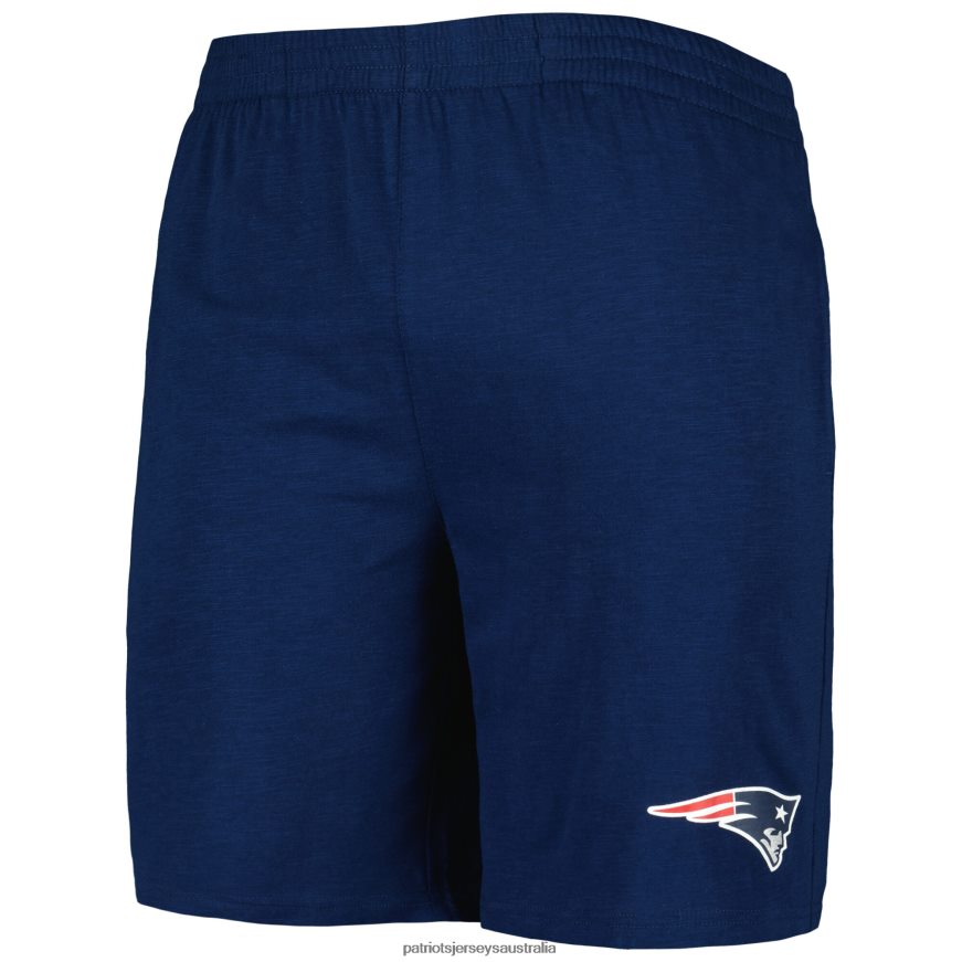 Men Concepts Sport Navy/White Downfield T-Shirt & Shorts Sleep Set ZZ06V21748 Patriots Jersey Clothing