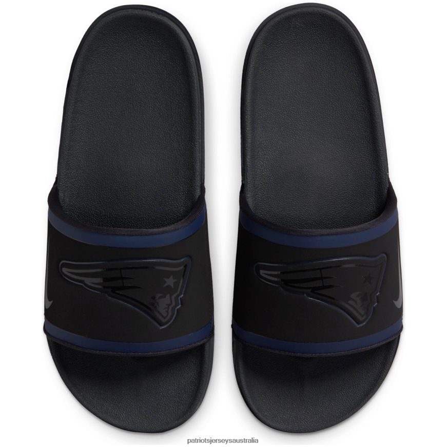 Men Nike Team Off-Court Slide Sandals ZZ06V2112 Patriots Jersey Footwear