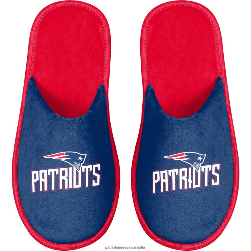 Men FOCO Scuff Slide Slippers ZZ06V298 Patriots Jersey Footwear