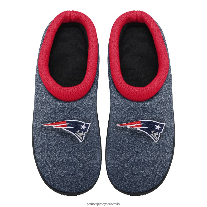 Men FOCO Team Cup Sole Slippers ZZ06V2103 Patriots Jersey Footwear