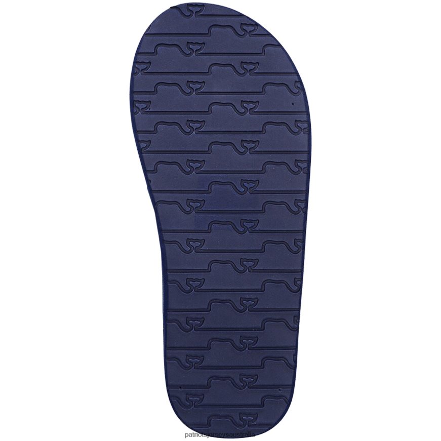 Men Vineyard Vines Flip Flops ZZ06V296 Patriots Jersey Footwear