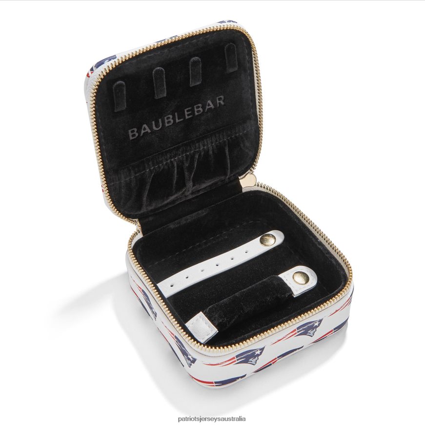 Women BaubleBar Jewelry Travel Storage Case ZZ06V22176 Patriots Jersey Accessories