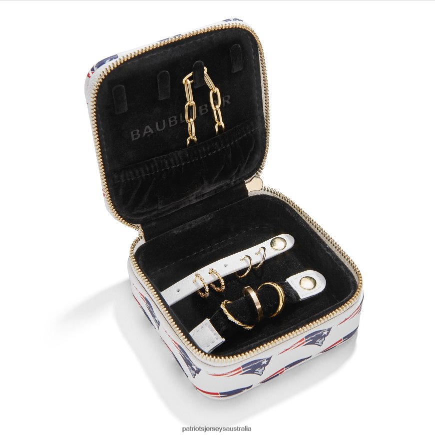 Women BaubleBar Jewelry Travel Storage Case ZZ06V22176 Patriots Jersey Accessories
