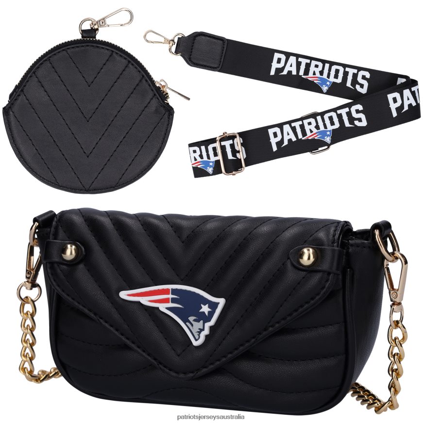 Women Cuce Vegan Leather Strap Bag ZZ06V22157 Patriots Jersey Accessories