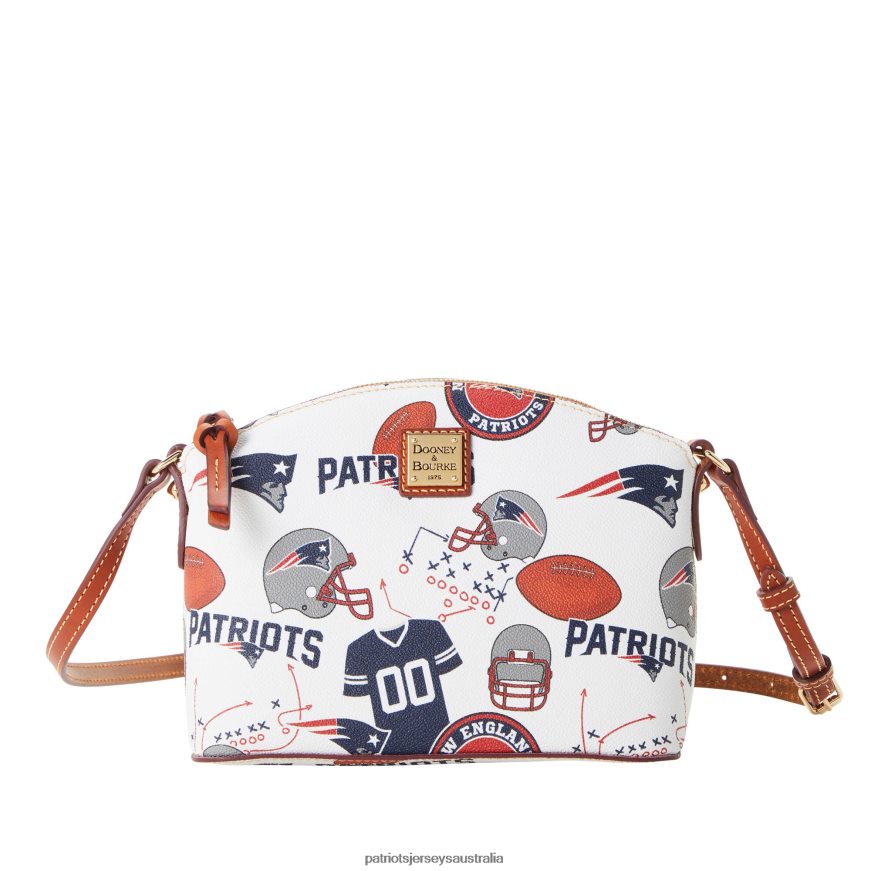 Women Dooney & Bourke Game Day Suki Crossbody Purse ZZ06V22186 Patriots Jersey Accessories