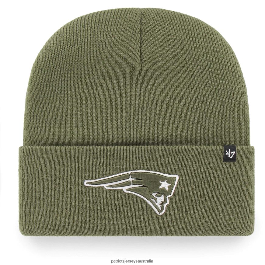 Women 47 Green Haymaker Cuffed Knit Hat ZZ06V22302 Patriots Jersey Accessories