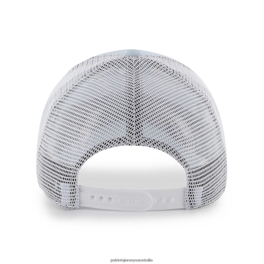 Women 47 Light Blue/White Haze Clean Up Trucker Snapback Hat ZZ06V22258 Patriots Jersey Accessories