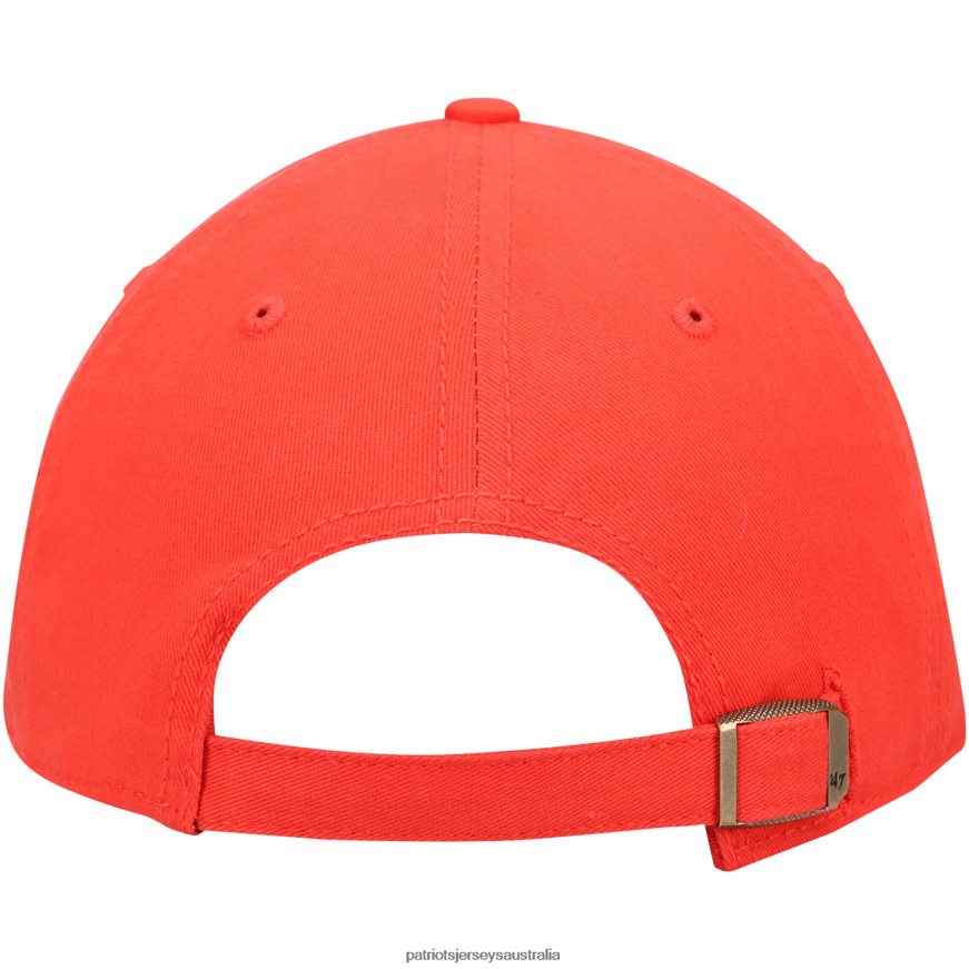 Women 47 Red Miata Clean Up Secondary Adjustable Hat ZZ06V22283 Patriots Jersey Accessories