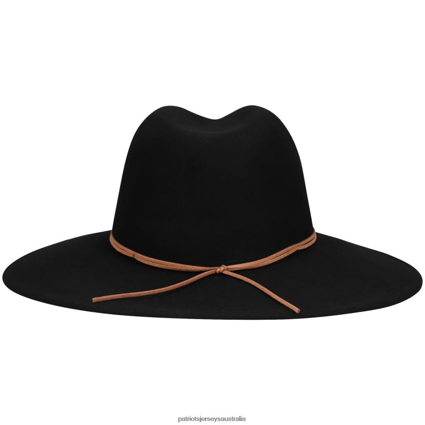 Women New Era Black Willow Wide Brim Fedora ZZ06V22308 Patriots Jersey Accessories