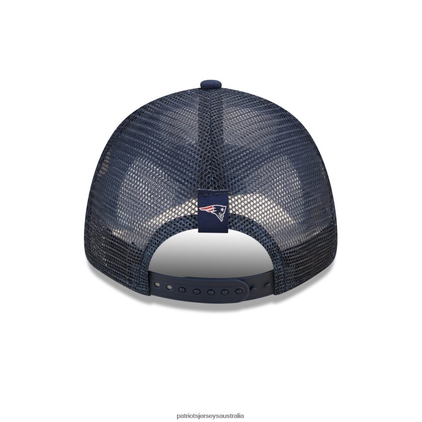 Women New Era Navy Team Trucker 9FORTY Snapback Hat ZZ06V22298 Patriots Jersey Accessories
