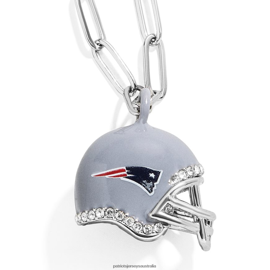 Women BaubleBar Helmet Charm Necklace ZZ06V22203 Patriots Jersey Accessories