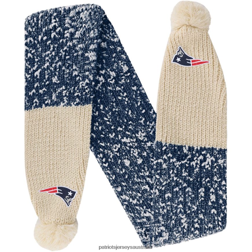 Women FOCO Confetti Scarf with Pom ZZ06V22215 Patriots Jersey Accessories