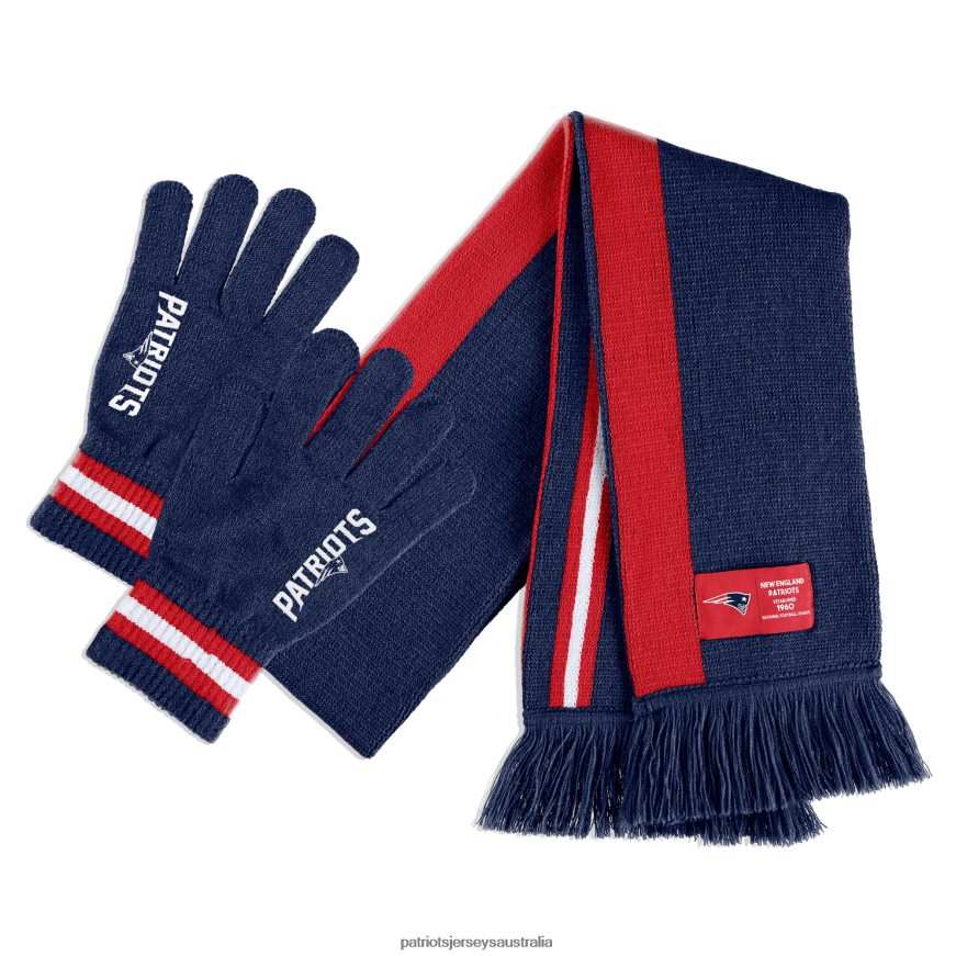 Women WEAR by Erin Andrews Scarf and Glove Set ZZ06V22152 Patriots Jersey Accessories