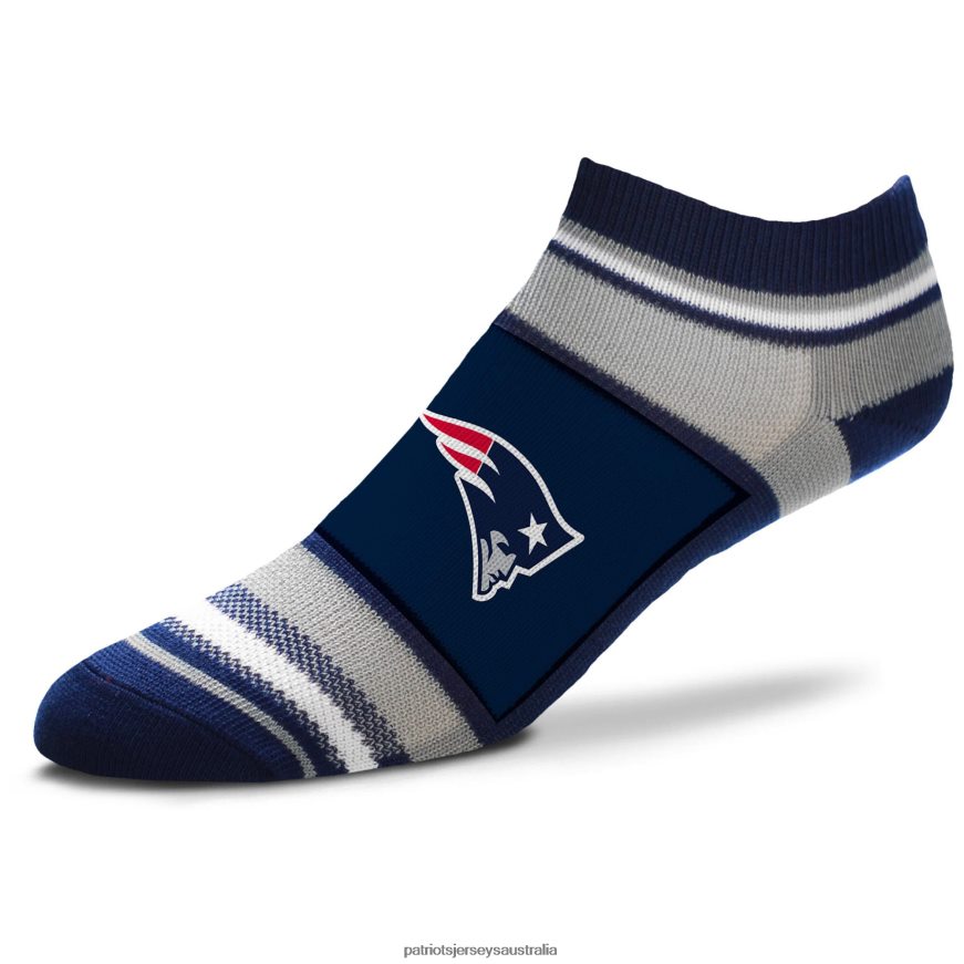 Women For Bare Feet Marquis Addition No Show Ankle Socks ZZ06V22166 Patriots Jersey Accessories