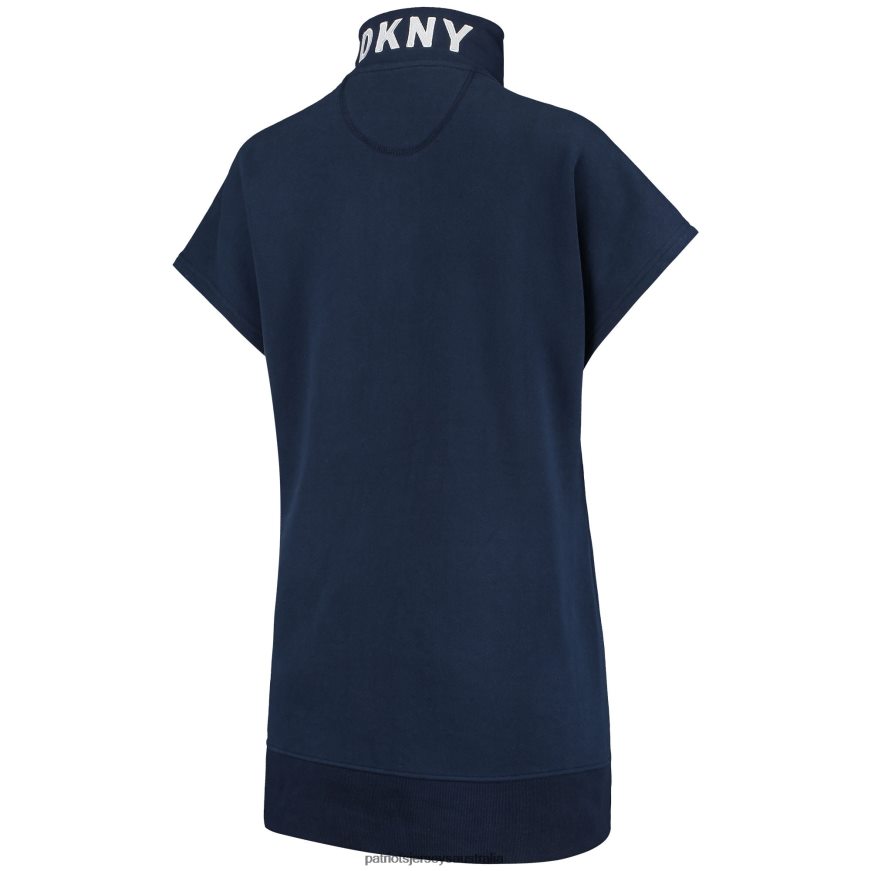 Women DKNY Sport Navy Naomi Quarter-Zip Sneaker Dress ZZ06V22228 Patriots Jersey Clothing