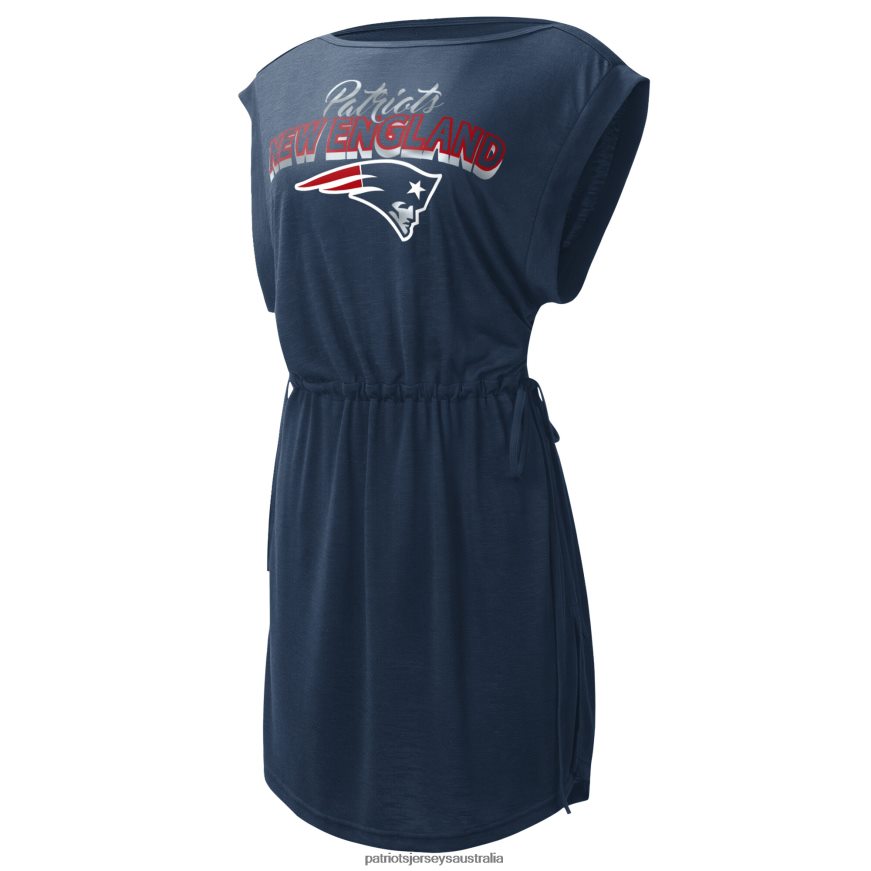 Women G-III 4Her by Carl Banks Navy G.O.A.T. Swimsuit Cover-Up ZZ06V22220 Patriots Jersey Clothing