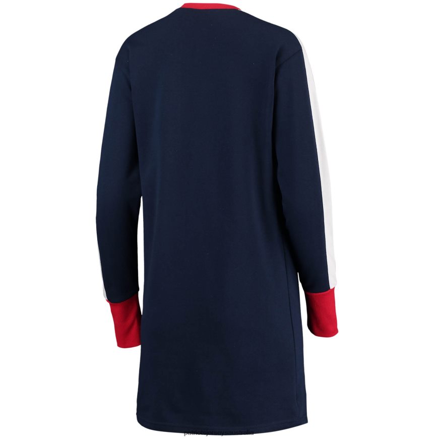 Women G-III 4Her by Carl Banks Navy Hurry Up Offense T-Shirt Dress ZZ06V22232 Patriots Jersey Clothing