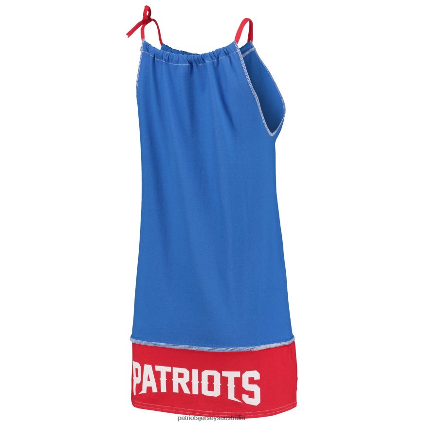 Women Refried Apparel Royal Sustainable Vintage Tank Dress ZZ06V22224 Patriots Jersey Clothing
