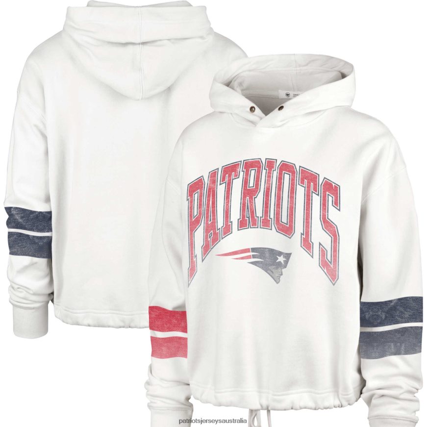 Women 47 Oatmeal Harper Pullover Hoodie ZZ06V22317 Patriots Jersey Clothing
