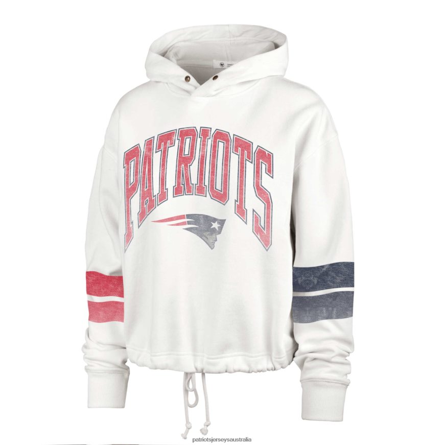 Women 47 Oatmeal Harper Pullover Hoodie ZZ06V22317 Patriots Jersey Clothing