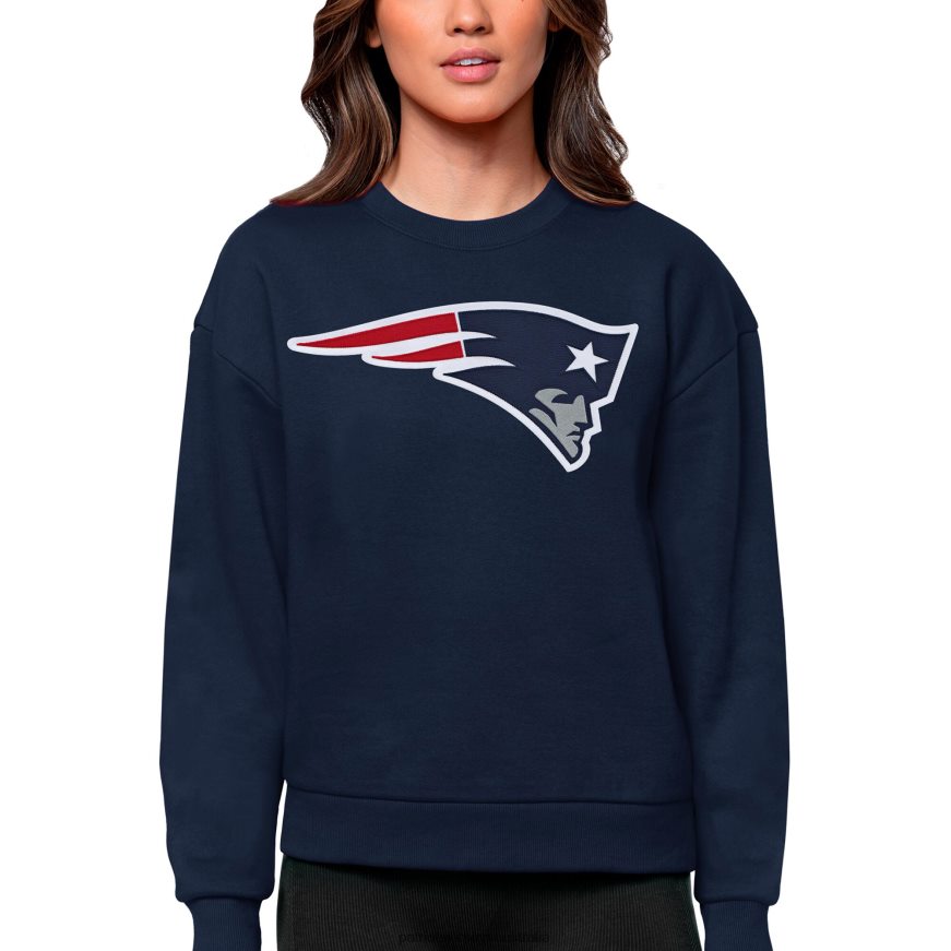 Women Antigua Navy Victory Logo Pullover Sweatshirt ZZ06V22451 Patriots Jersey Clothing