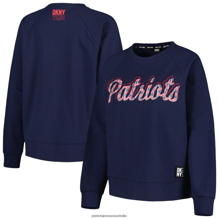 Women DKNY Sport Navy Regina Pullover Sweatshirt ZZ06V22374 Patriots Jersey Clothing