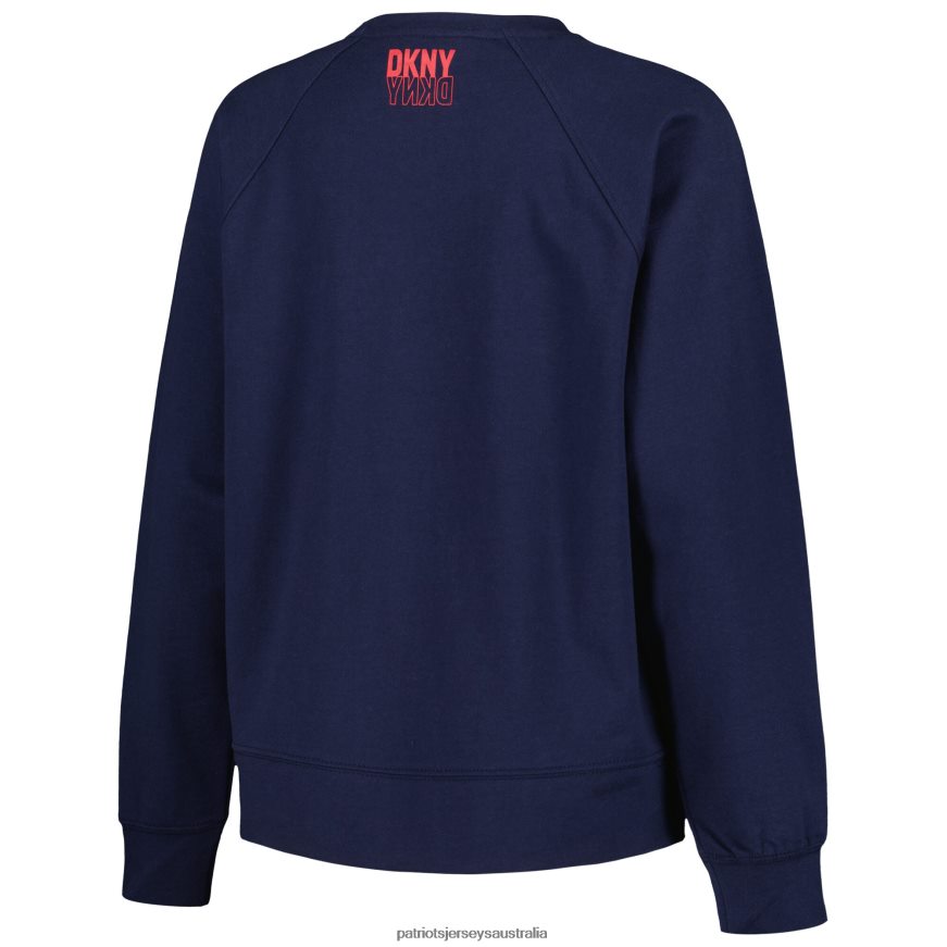 Women DKNY Sport Navy Regina Pullover Sweatshirt ZZ06V22374 Patriots Jersey Clothing