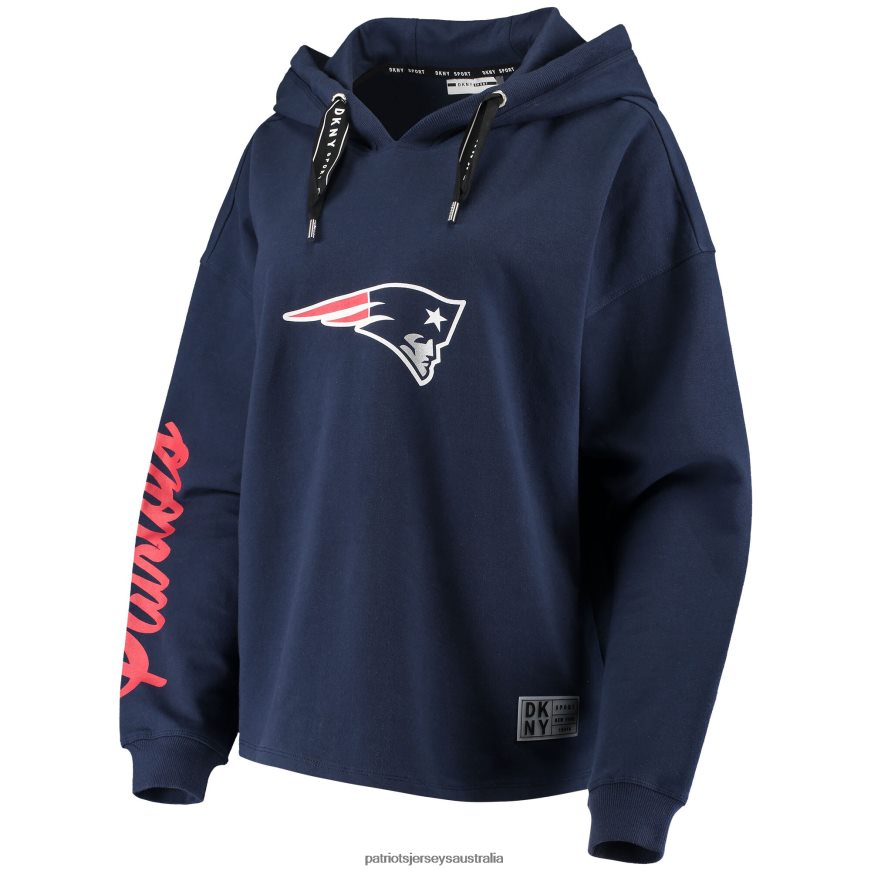Women DKNY Sport Navy Suzy Pullover Hoodie ZZ06V22465 Patriots Jersey Clothing