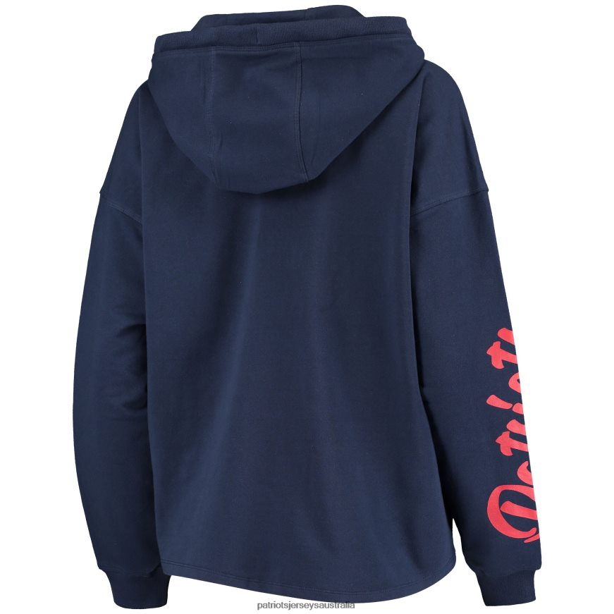 Women DKNY Sport Navy Suzy Pullover Hoodie ZZ06V22465 Patriots Jersey Clothing