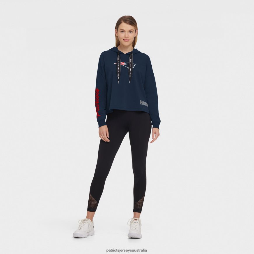 Women DKNY Sport Navy Suzy Pullover Hoodie ZZ06V22465 Patriots Jersey Clothing