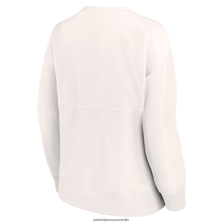 Women Fanatics Branded White Leopard Team Pullover Sweatshirt ZZ06V22350 Patriots Jersey Clothing
