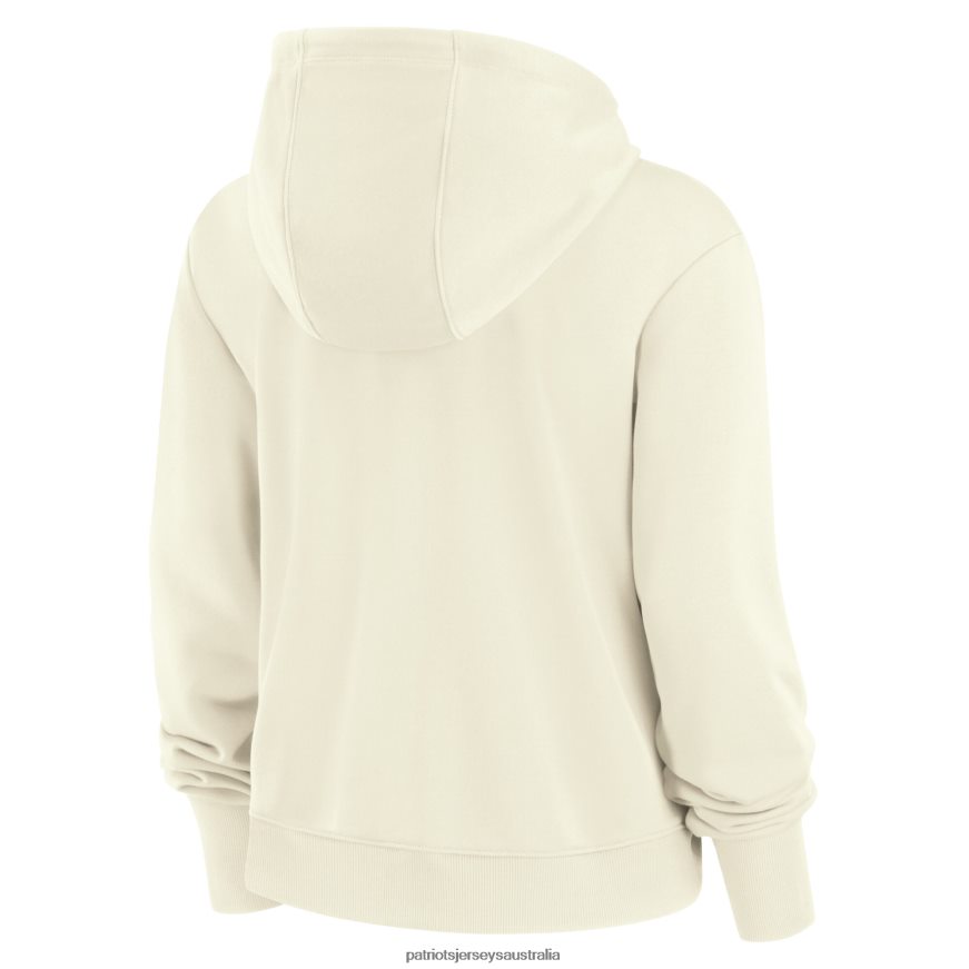 Women Nike Cream Historic Performance Pullover Hoodie ZZ06V22468 Patriots Jersey Clothing