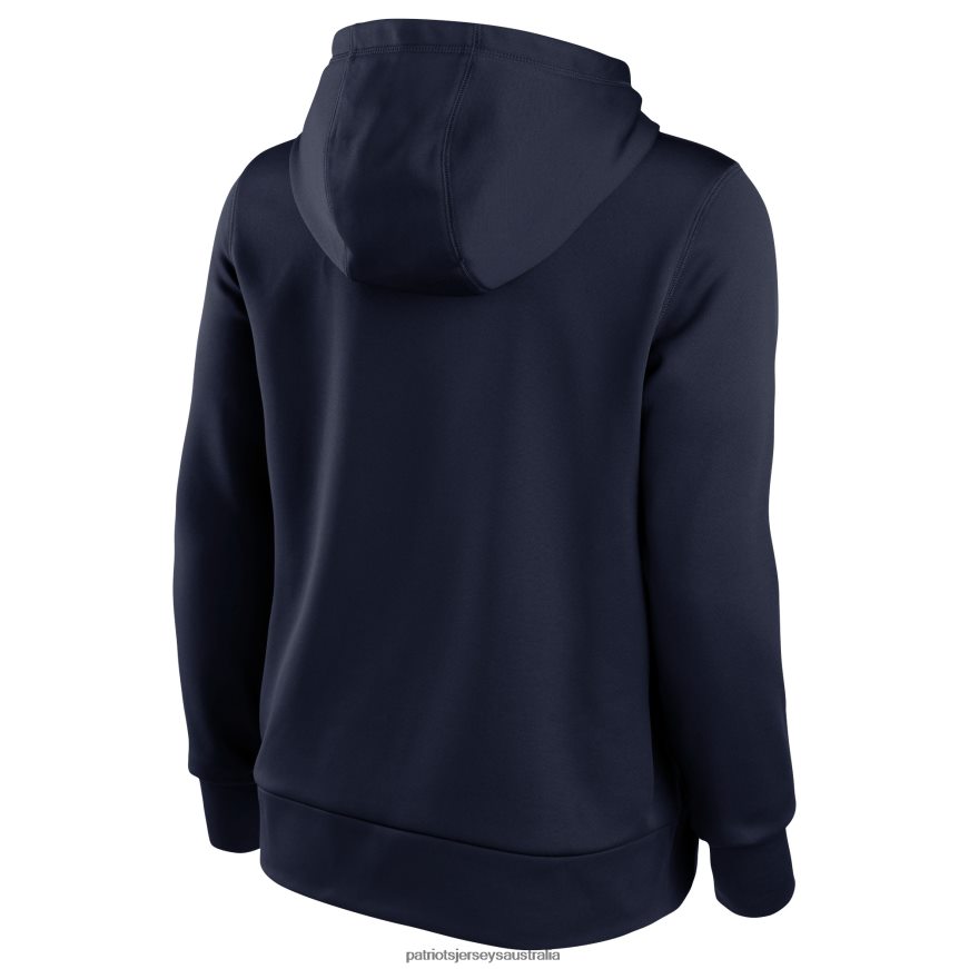 Women Nike Navy Lightweight Performance Hooded Top ZZ06V22319 Patriots Jersey Clothing