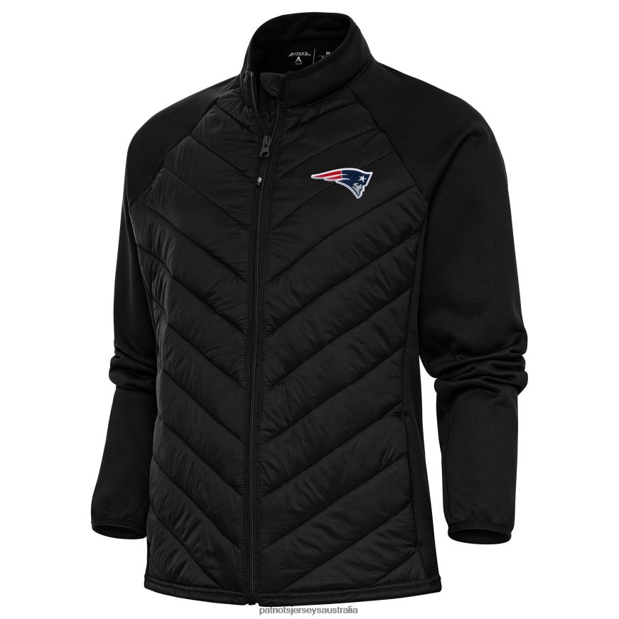 Women Antigua Black Altitude Full-Zip Jacket ZZ06V2869 Patriots Jersey Clothing