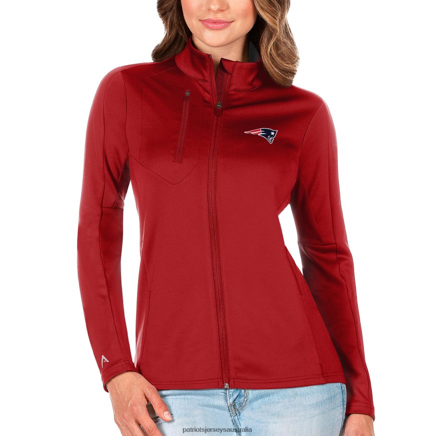 Women Antigua Red Generation Full-Zip Jacket ZZ06V2902 Patriots Jersey Clothing