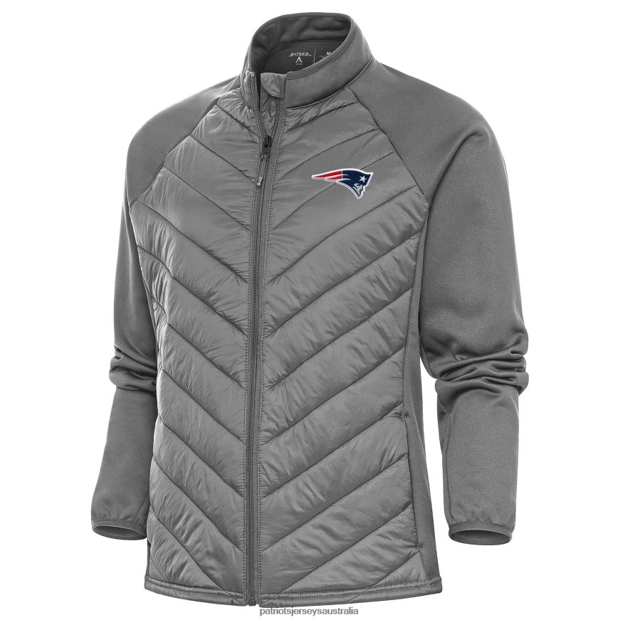 Women Antigua Steel Altitude Full-Zip Jacket ZZ06V2868 Patriots Jersey Clothing