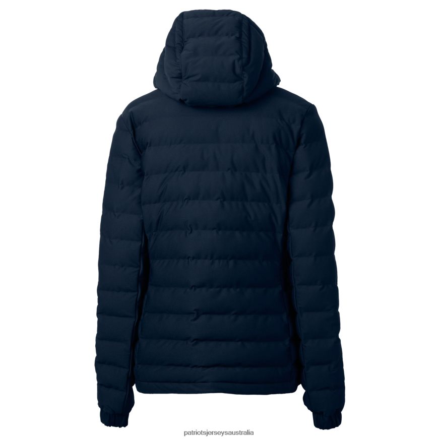 Women Cutter & Buck Navy Helmet Logo Mission Ridge Repreve Eco Insulated Full-Zip Puffer Jacket ZZ06V2897 Patriots Jersey Clothing