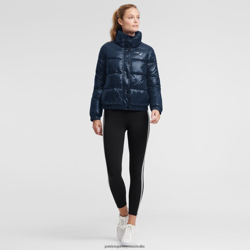 Women DKNY Sport Navy Julia Full-Button Puffer Jacket ZZ06V21033 Patriots Jersey Clothing