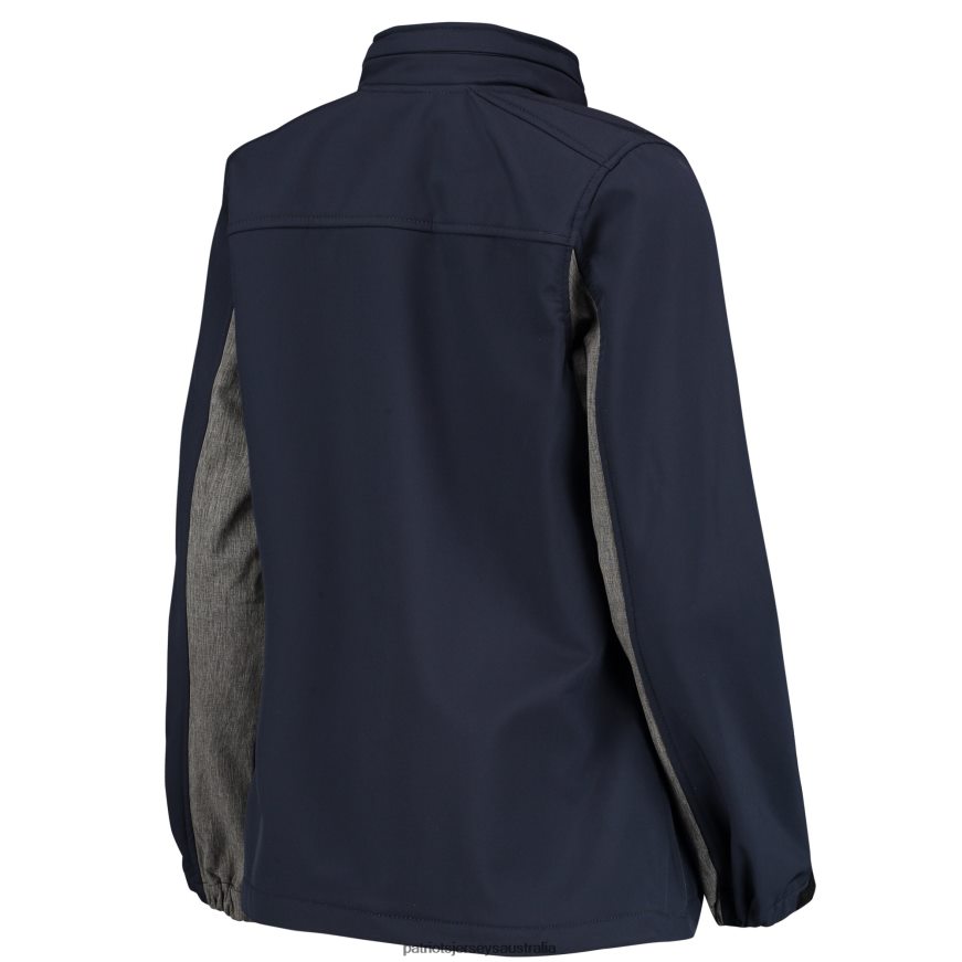 Women Dunbrooke Navy Zephyr Softshell Full-Zip Jacket ZZ06V2969 Patriots Jersey Clothing