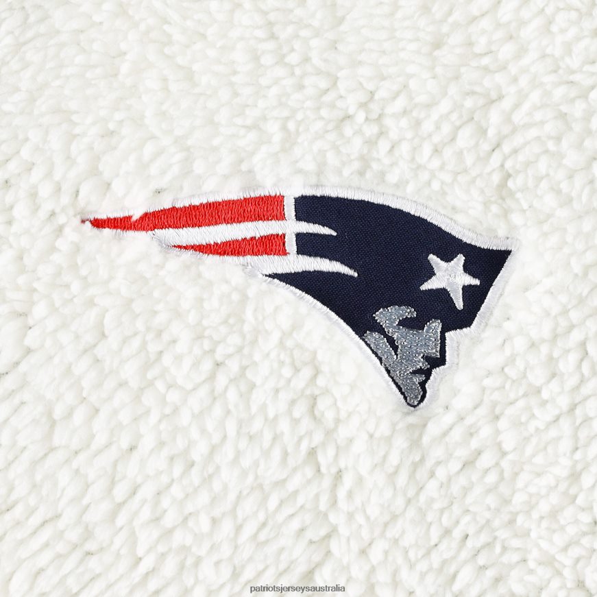 Women G-III 4Her by Carl Banks Oatmeal/Navy Switchback Reversible Full-Zip Jacket ZZ06V2948 Patriots Jersey Clothing