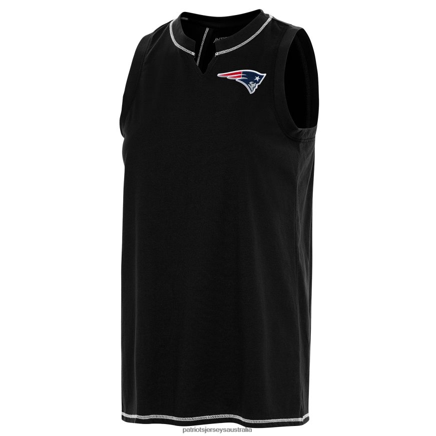 Women Antigua Black Establishment Tank Top ZZ06V22754 Patriots Jersey Clothing