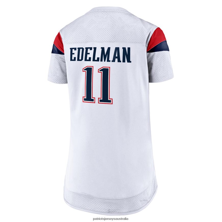 Women Fanatics Branded Julian Edelman Navy Athena Name & Number Fashion Top ZZ06V22699 Patriots Jersey Clothing