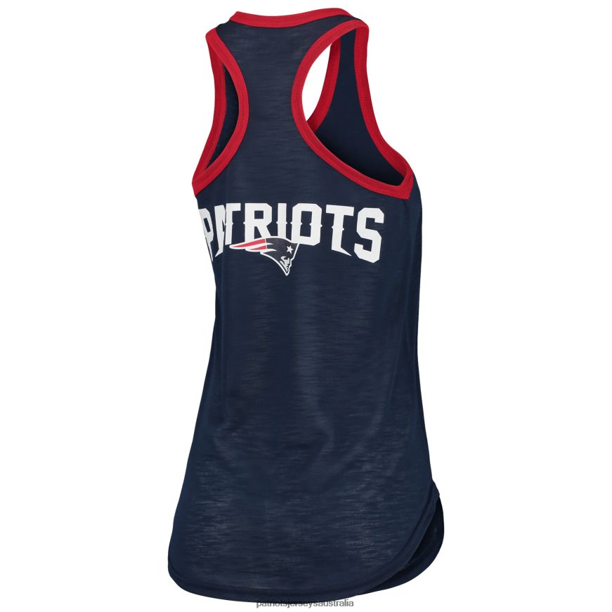 Women G-III 4Her by Carl Banks Navy Tater Tank Top ZZ06V22643 Patriots Jersey Clothing