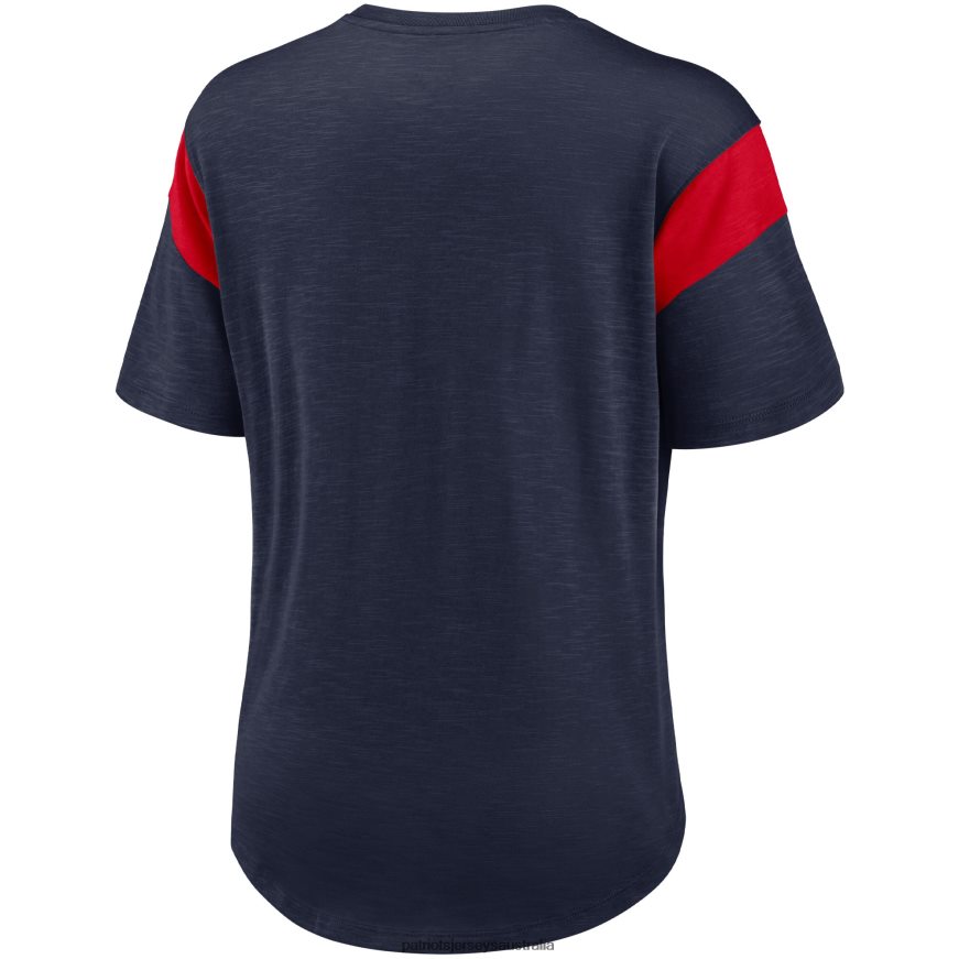 Women Nike Heather Navy Primary Logo Fashion Top ZZ06V22797 Patriots Jersey Clothing