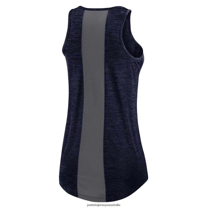 Women Nike Navy High Neck Performance Tank Top ZZ06V22675 Patriots Jersey Clothing