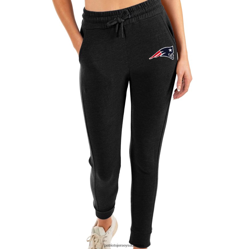 Women Antigua Heathered Black Action Jogger Pants ZZ06V22492 Patriots Jersey Clothing