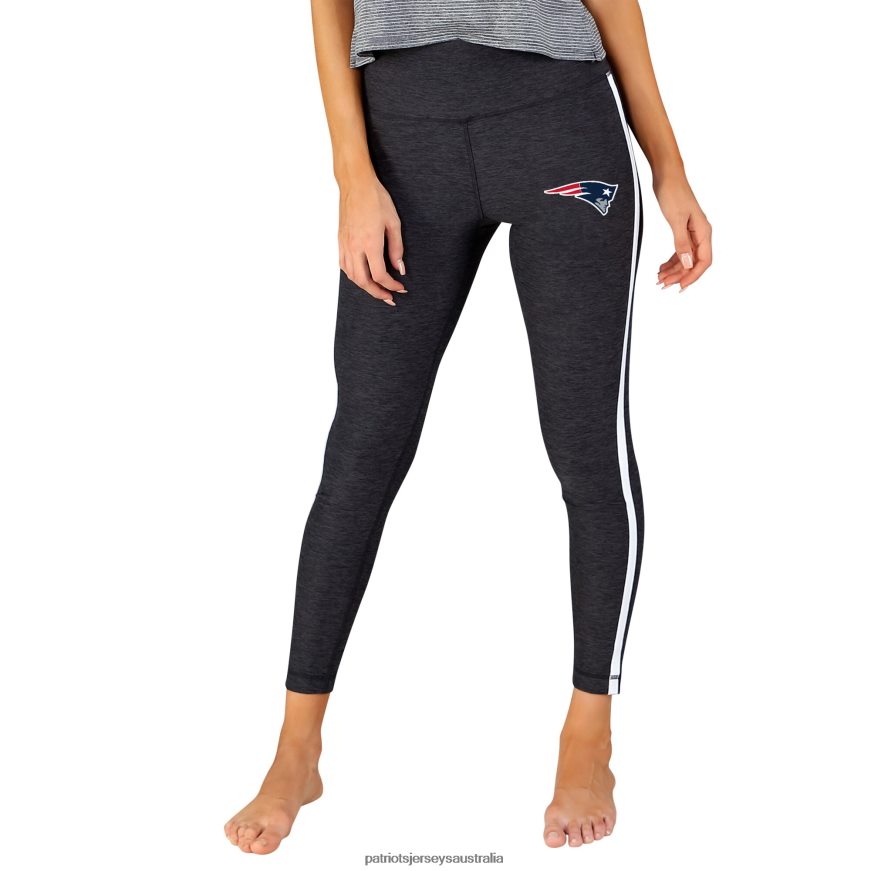 Women Concepts Sport Charcoal/White Centerline Knit Slounge Leggings ZZ06V22488 Patriots Jersey Clothing