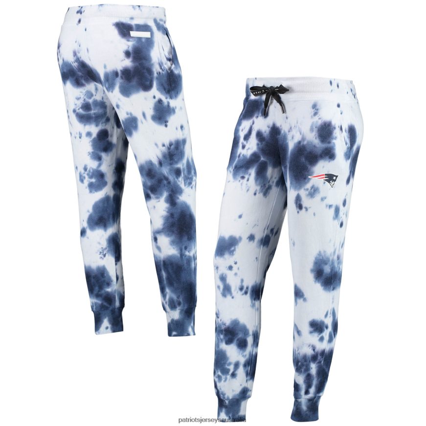 Women DKNY Sport White/Navy Melody Tie-Dye Jogger Pants ZZ06V22495 Patriots Jersey Clothing